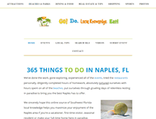 Tablet Screenshot of 365thingstodoinnaplesfl.com